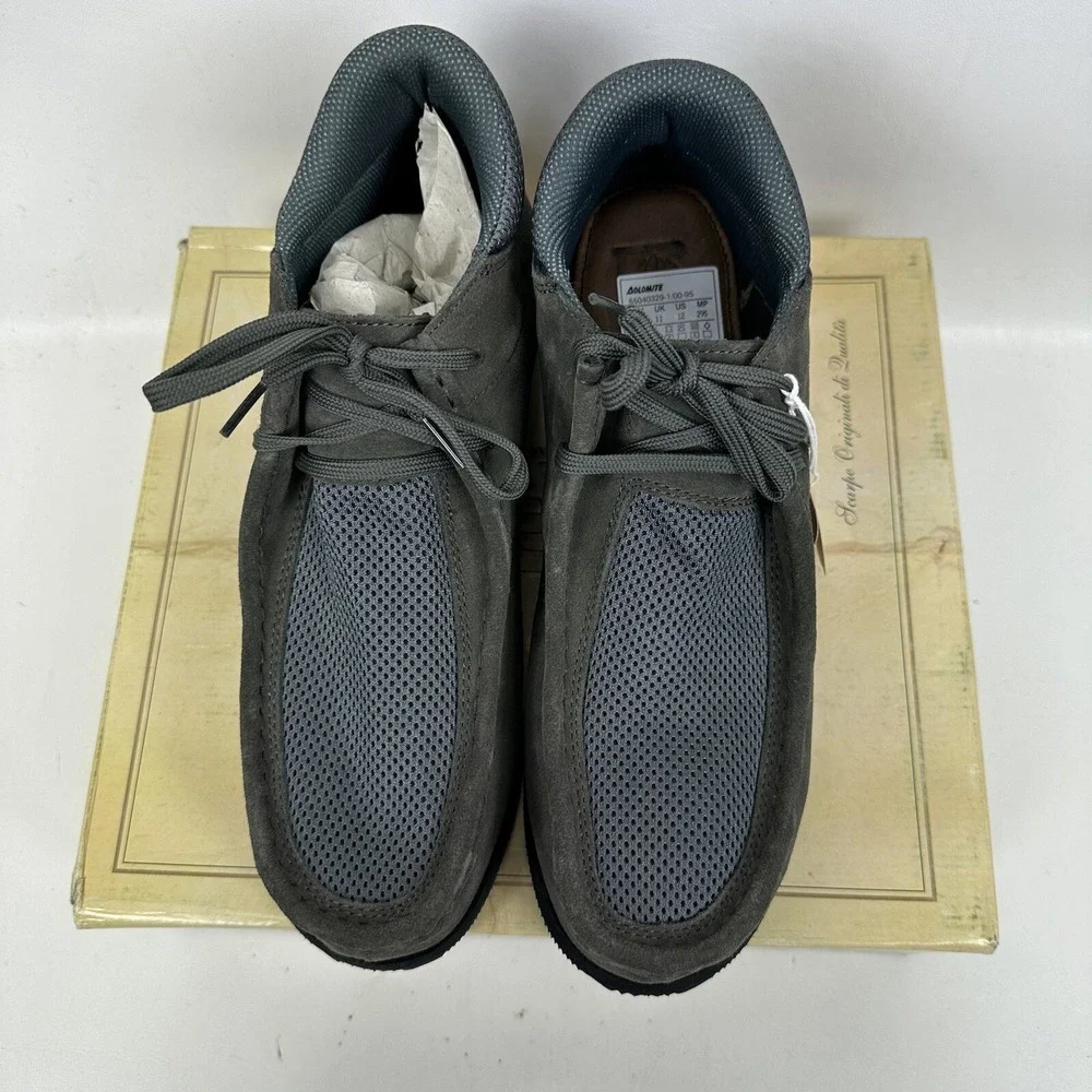 Dolomite Hawk Men's Boots Size 12 US Chukka Ankle Moc Toe Gray‎